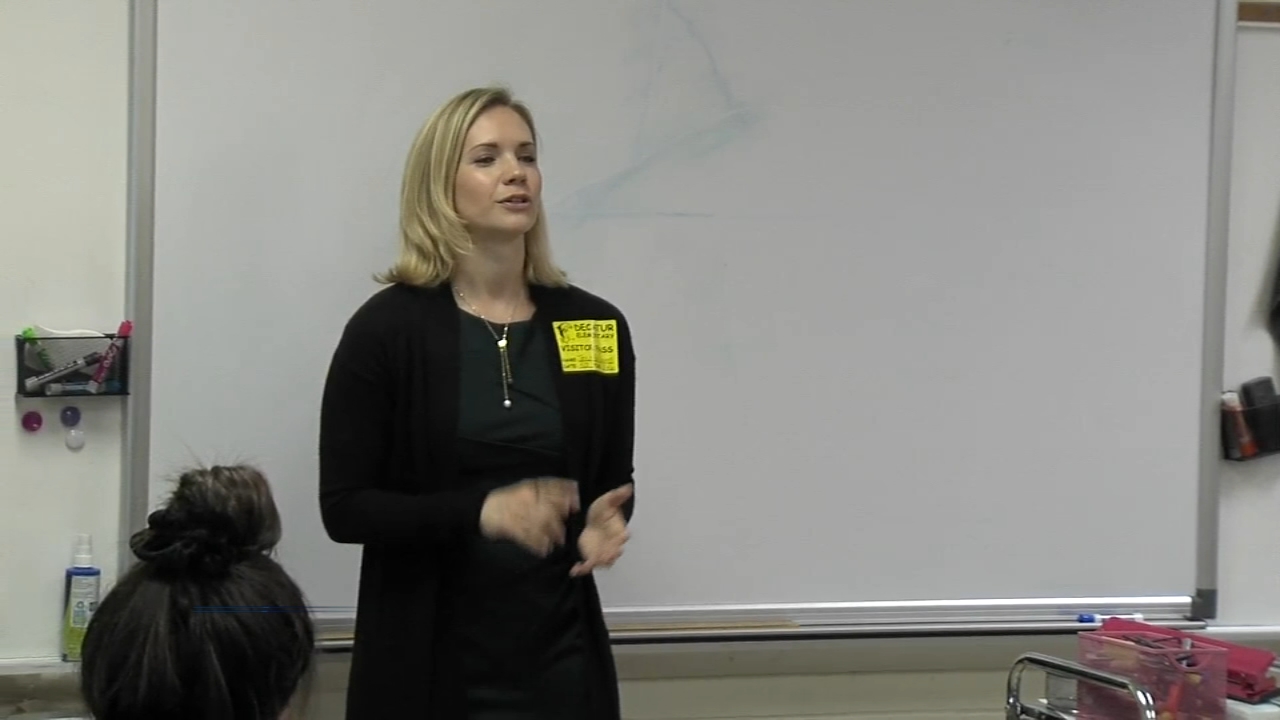 Trish Hartman inspires students