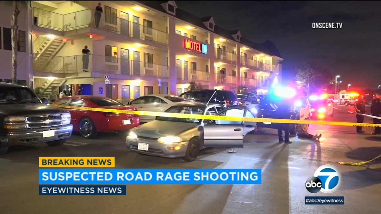 Gunman at large after man wounded in possible road rage shooting in ...