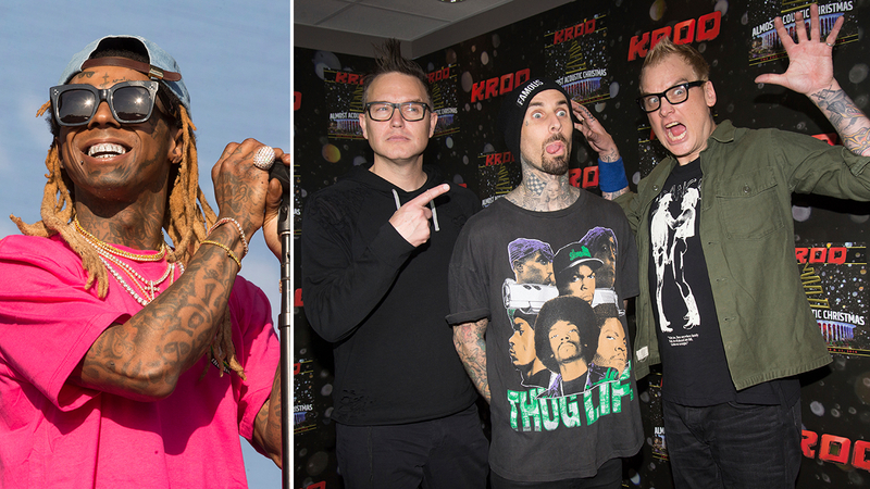 Blink 182 And Lil Wayne Team Up For Show At Cynthia Woods