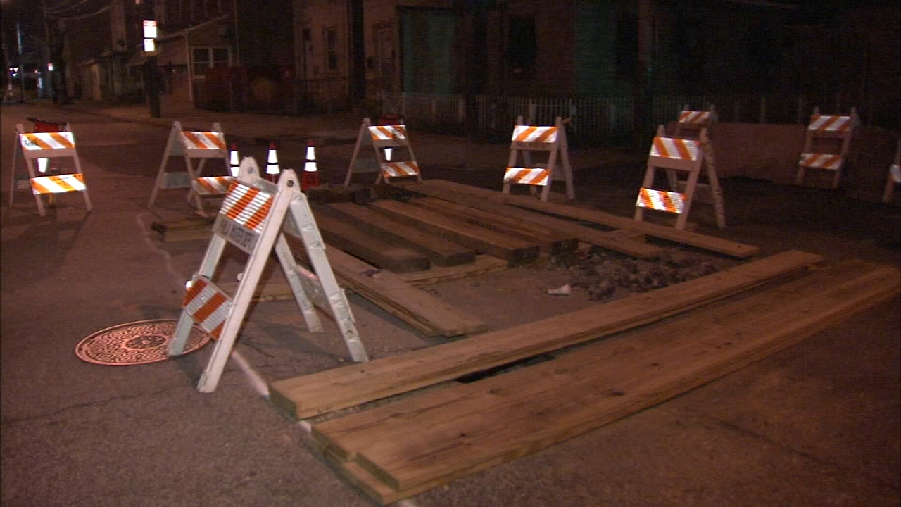 Water mian break forces closure of Bridge Streeet exit to I-95