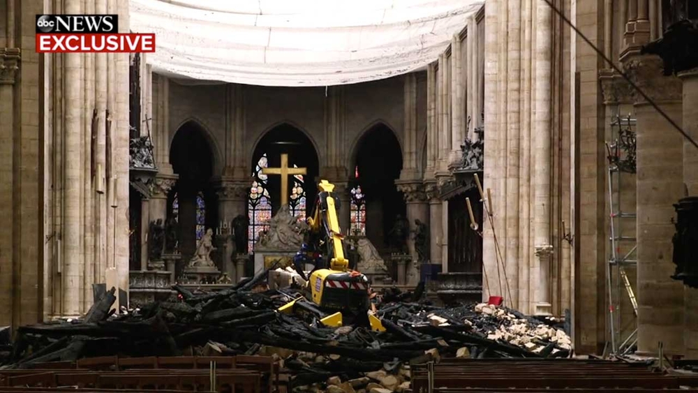 See inside Notre Dame weeks after fire