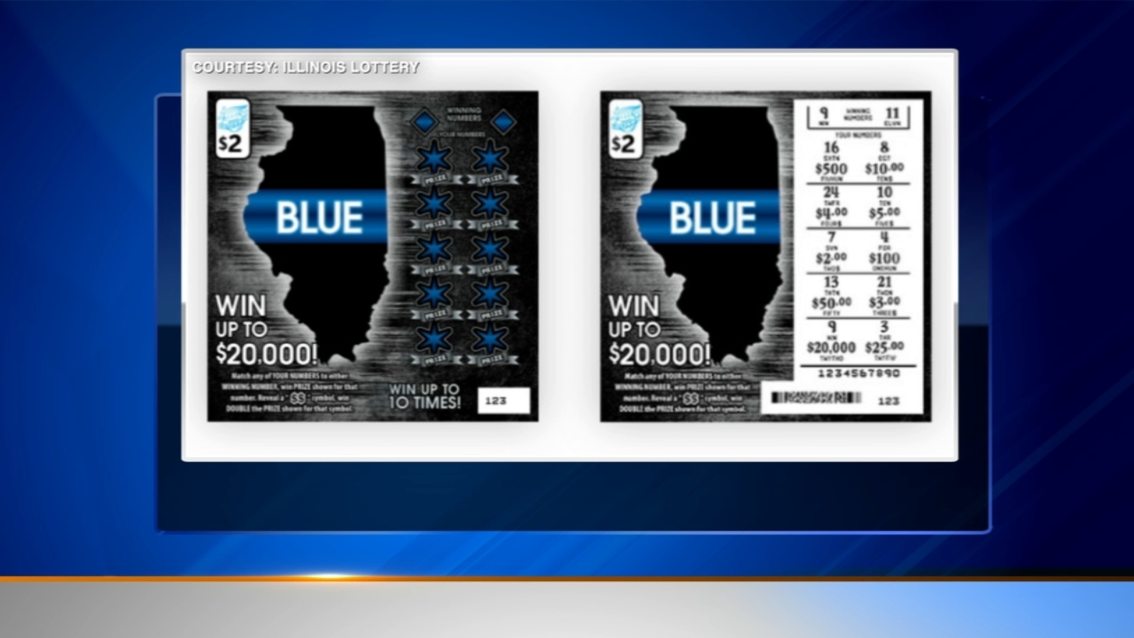 Illinois Lottery to unveil inaugural Blue Police Memorial instant