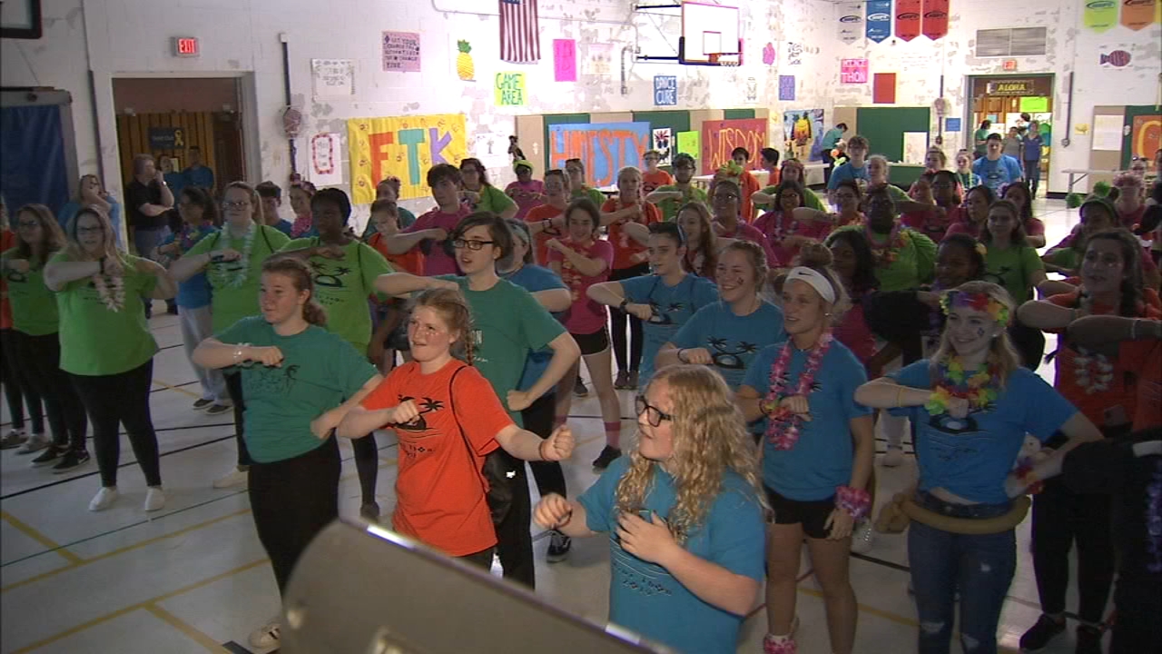 Bucks Co. students dance to fight childhood cancer