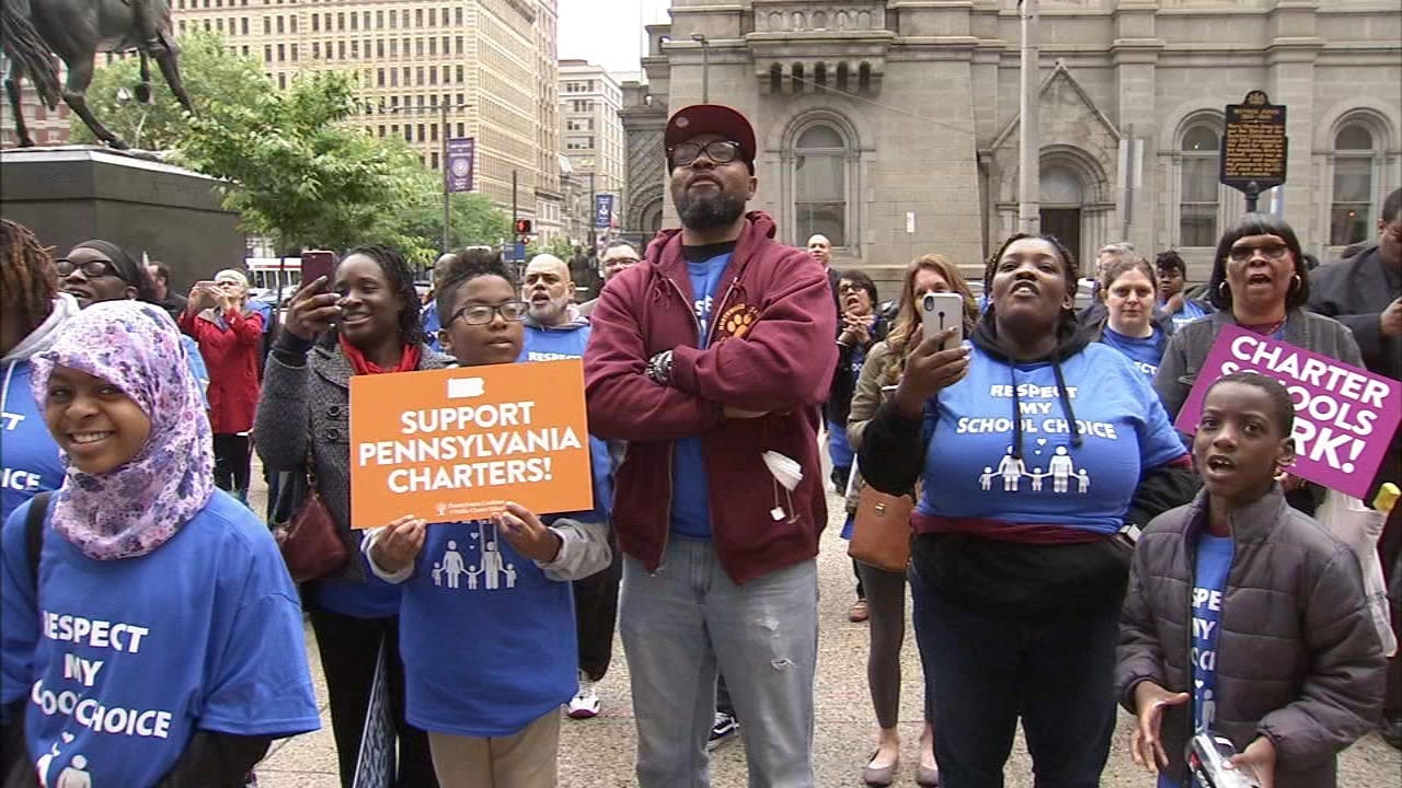 Rally to support charter schools in Philadelphia