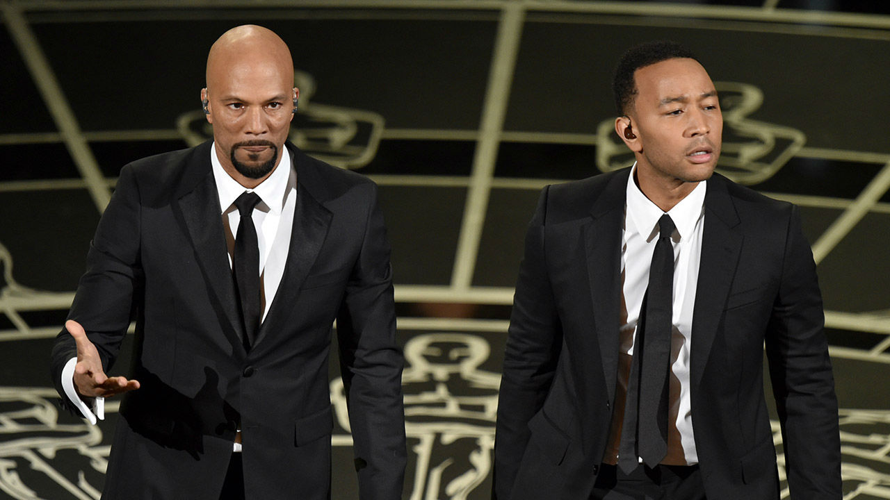 Common and John Legend, who won the award for Best Song for "Glory" from "Selma."
