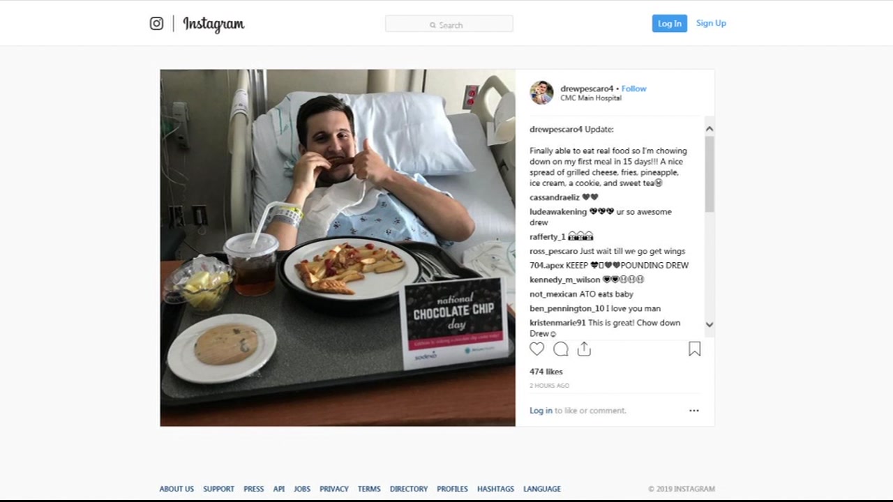 UNC Charlotte shooting victim eats first real meal in 15 days
