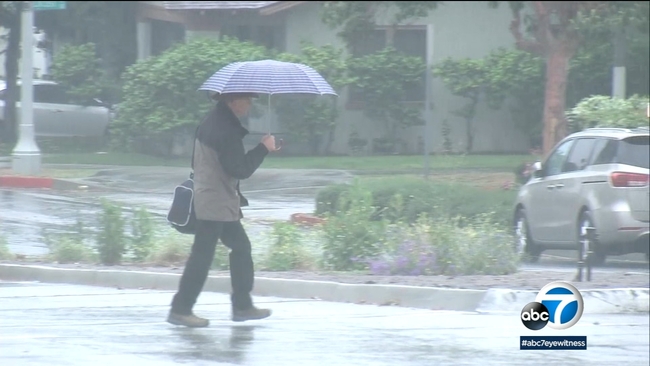 Spring storm soaks SoCal, brings gusty winds - ABC7 Los Angeles