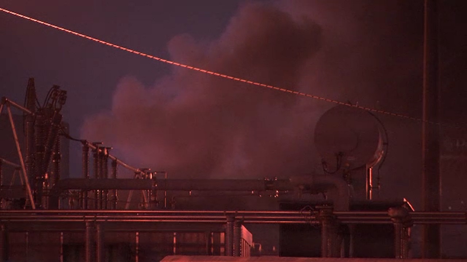 Another fire breaks out at Kearny, New Jersey chlorine plant ABC7 New