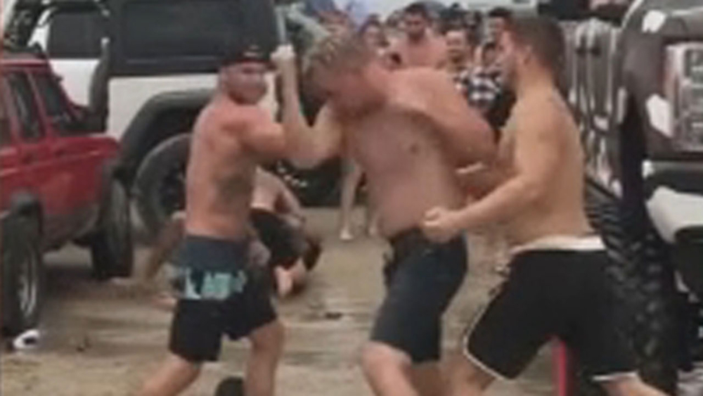 Go Topless Jeep Weekend fights caught on camera