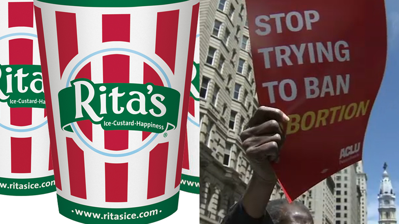 Rita's says someone 'misappropriated' their mascot during abortion rights protest