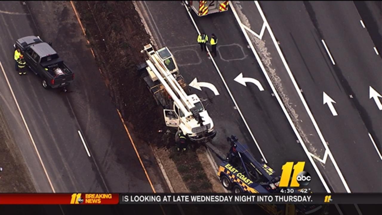 Trucks involved in serious crash in Holly Springs ABC11 RaleighDurham