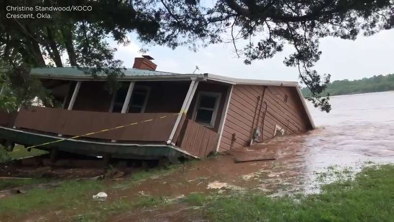 Oklahoma Home Ripped Off Foundation Swept Away By Swollen
