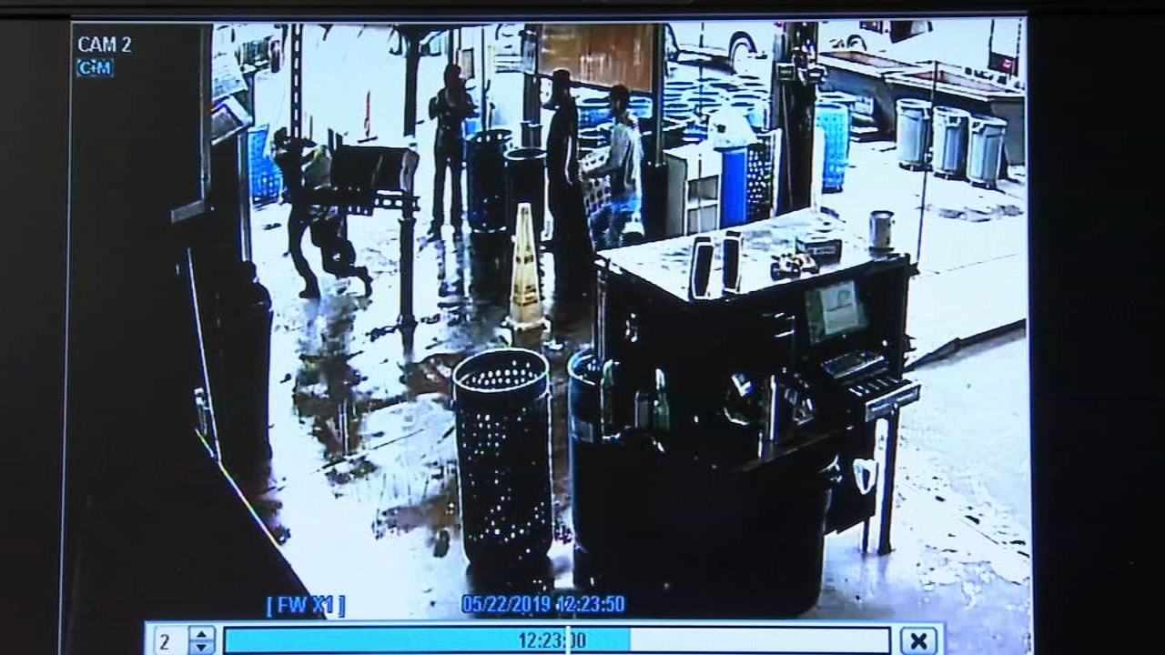 Surveillance Video: Employee confronts robbers, stabbed twice at Clovis Recycling