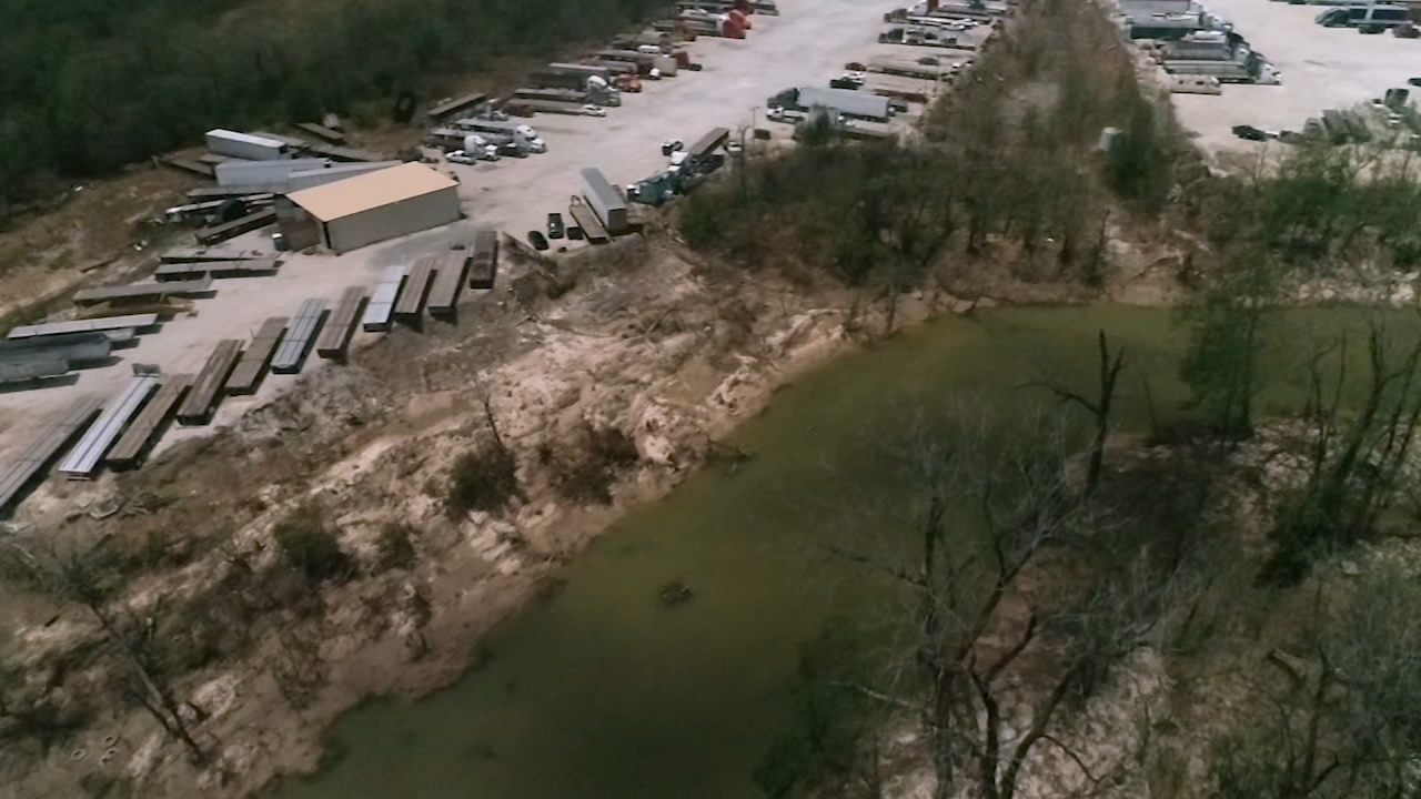 Truck yard, landfill...best spot for a new trail?