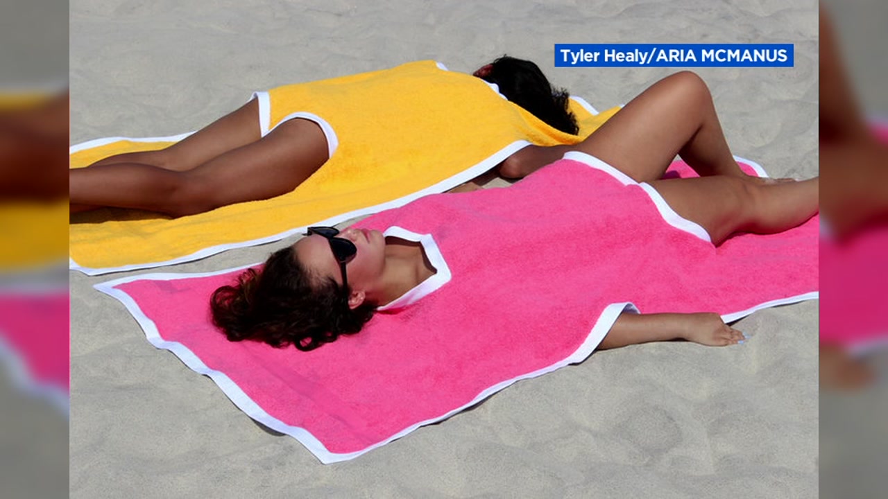 'Towelkini' combines beach towel and swimsuit