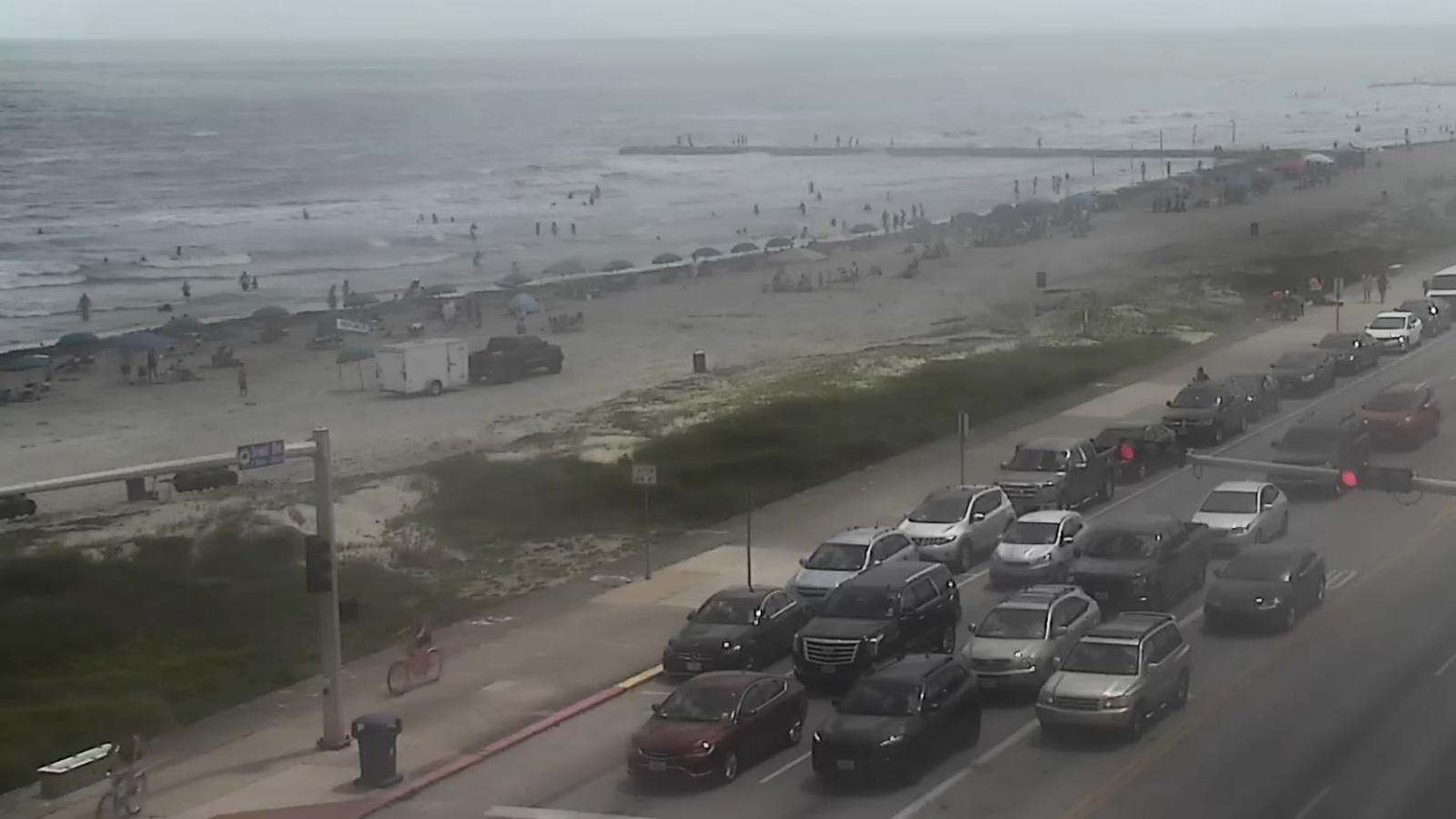 Strong rip current warning for Galveston beach this Memorial Day weekend