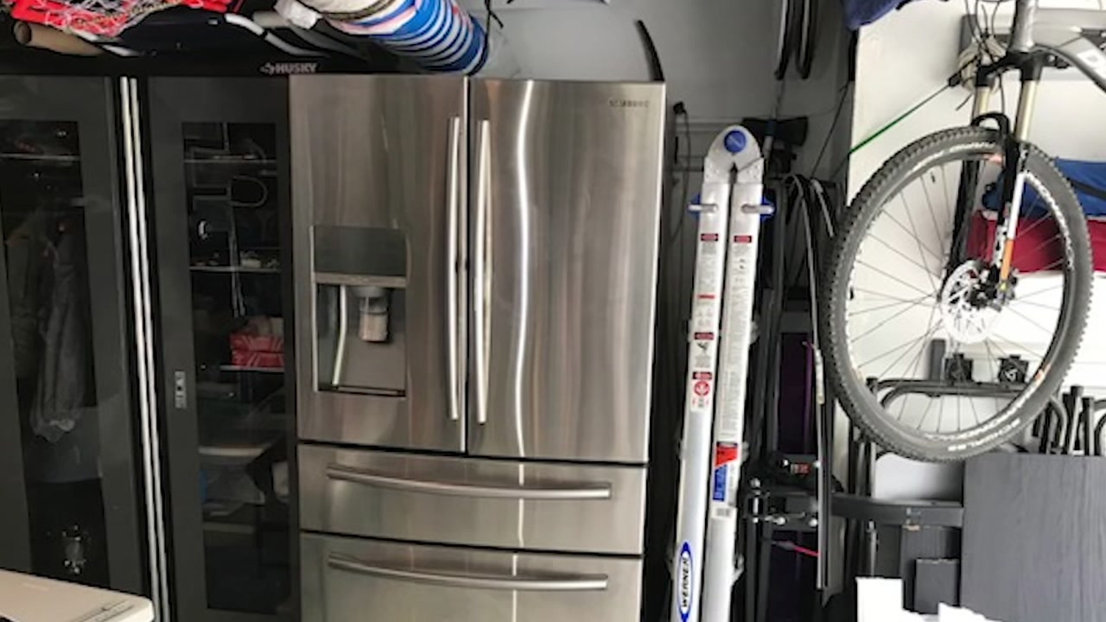 Bulging refrigerator won't fit into customized newly remodeled kitchen