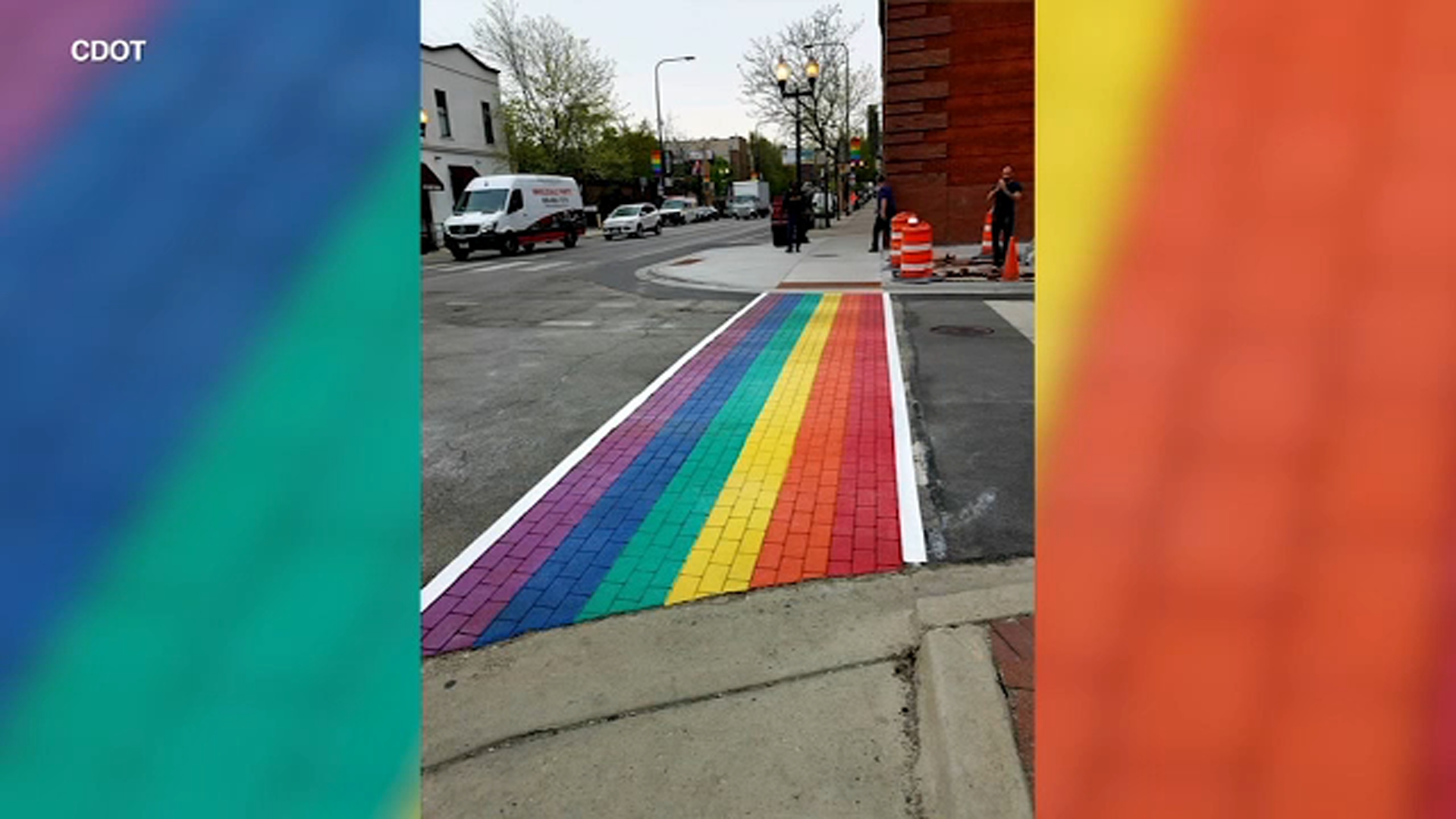 City to dedicate rainbow crosswalks in Boystown ahead of Pride Month