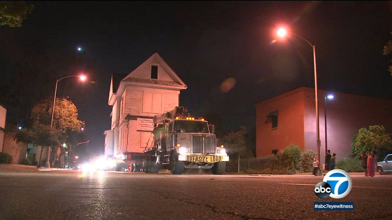 Pasadena historic home moved, to be used as affordable housing