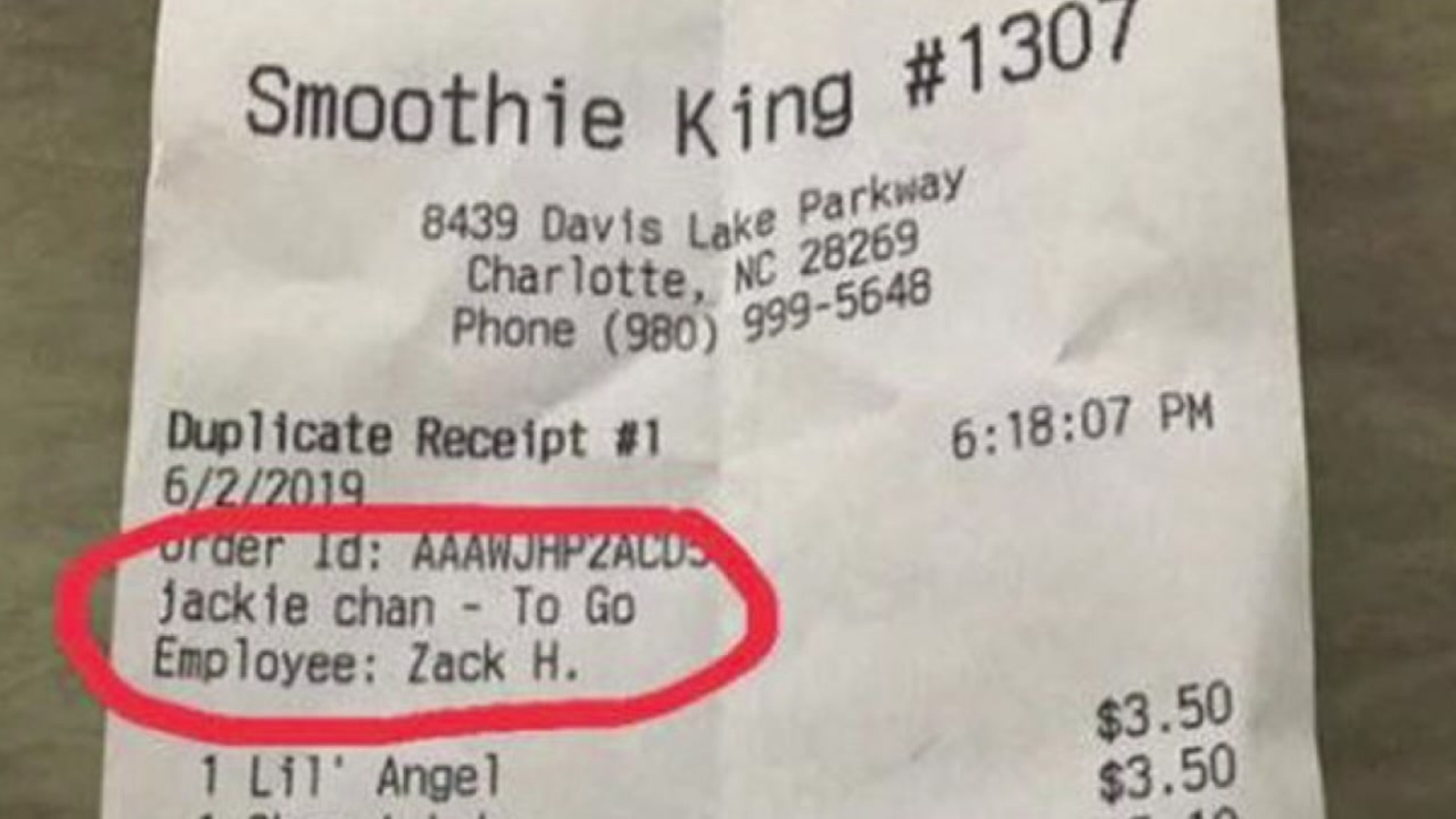 2 Charlotte Smoothie King employees fired for writing racist remarks on