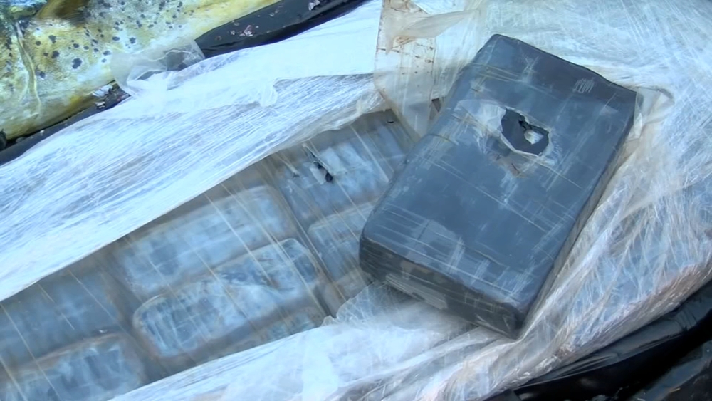 Fisherman finds bag of cocaine at sea