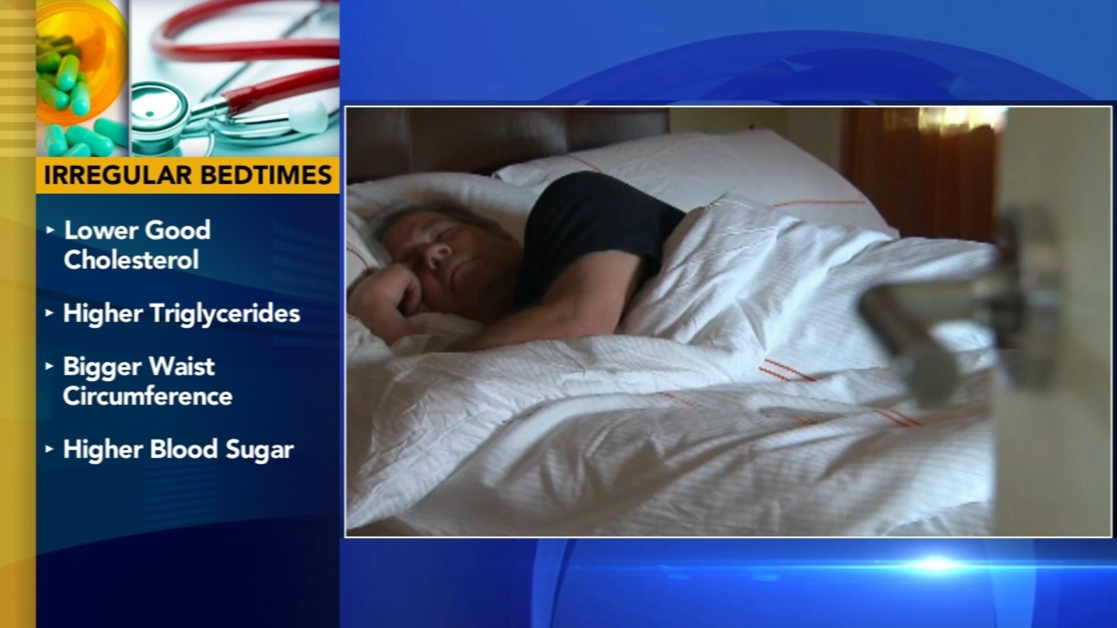 Irregular sleep patterns can trigger metabolic disorders - 6abc ...