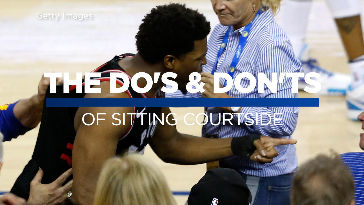 The Do's, don'ts and unspoken rules of sitting courtside at NBA games