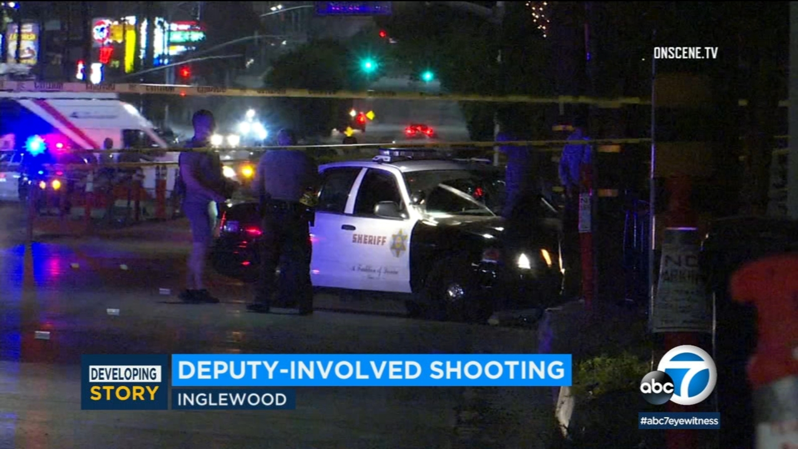 Inglewood deputy-involved shooting leaves suspect dead - ABC7 Los Angeles