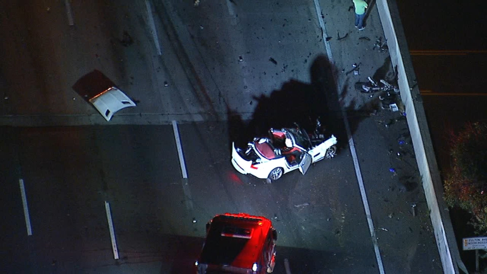 101 Freeway crash Several injured in multicar wreck in Sherman Oaks