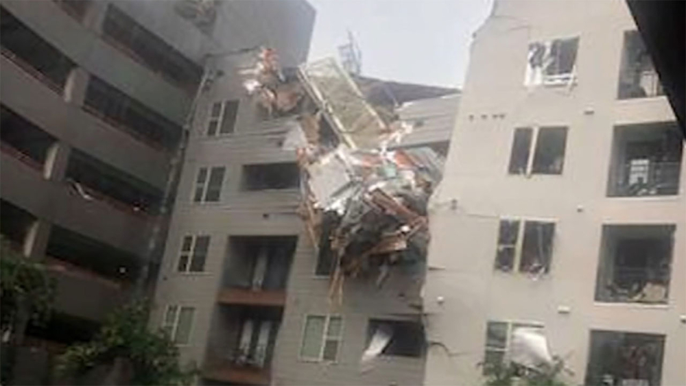 1 dead and several injured after crane collapses over apartment during Dallas storms