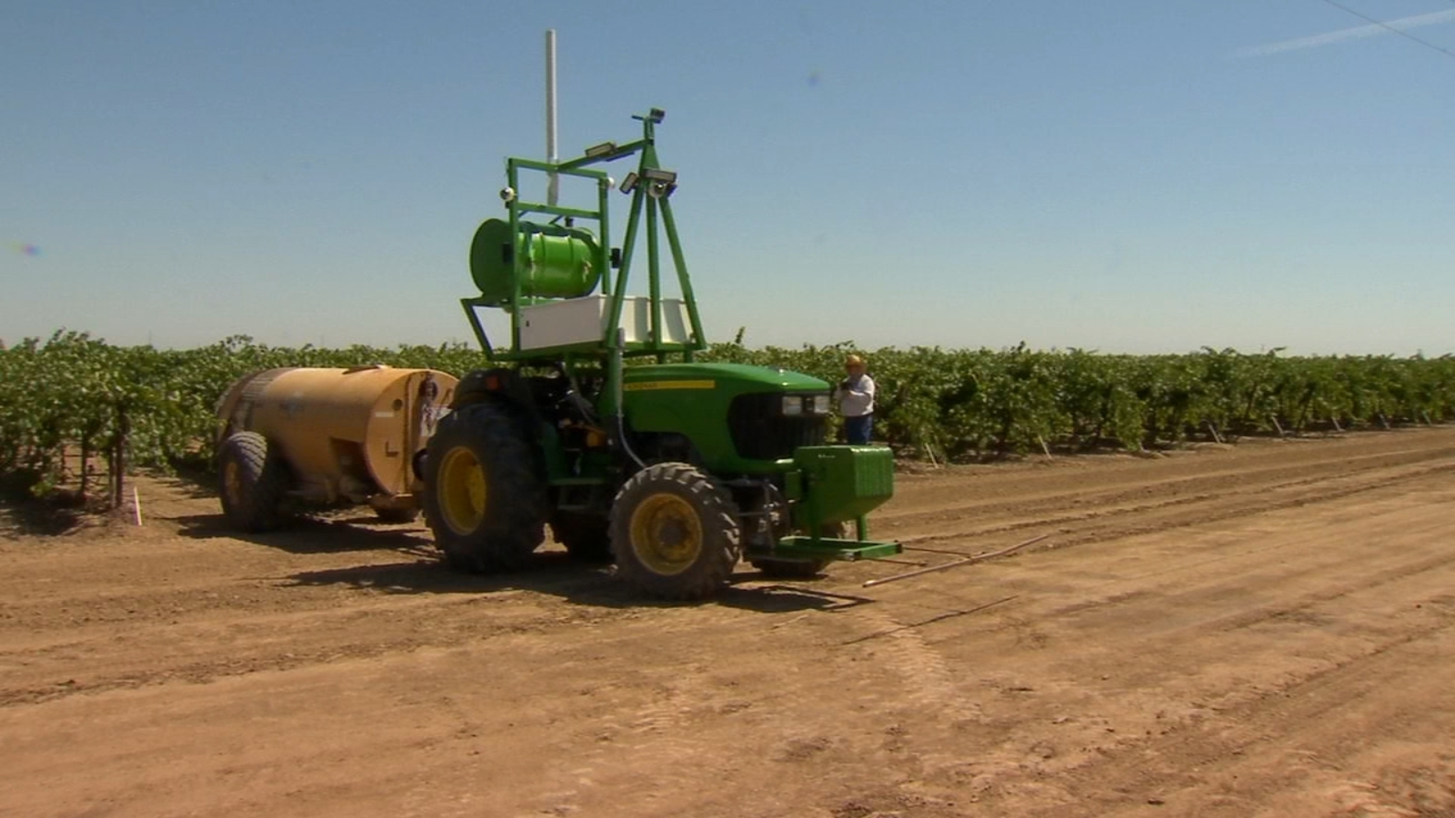 Driverless tractor takes Valley farmers into the future of harvesting