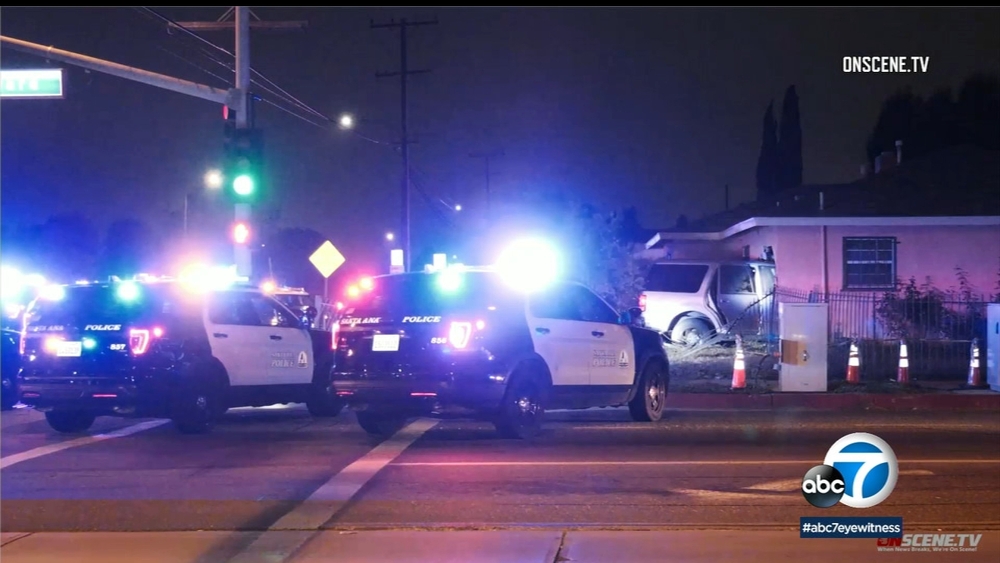 Car crashes into home in Garden Grove after pursuit