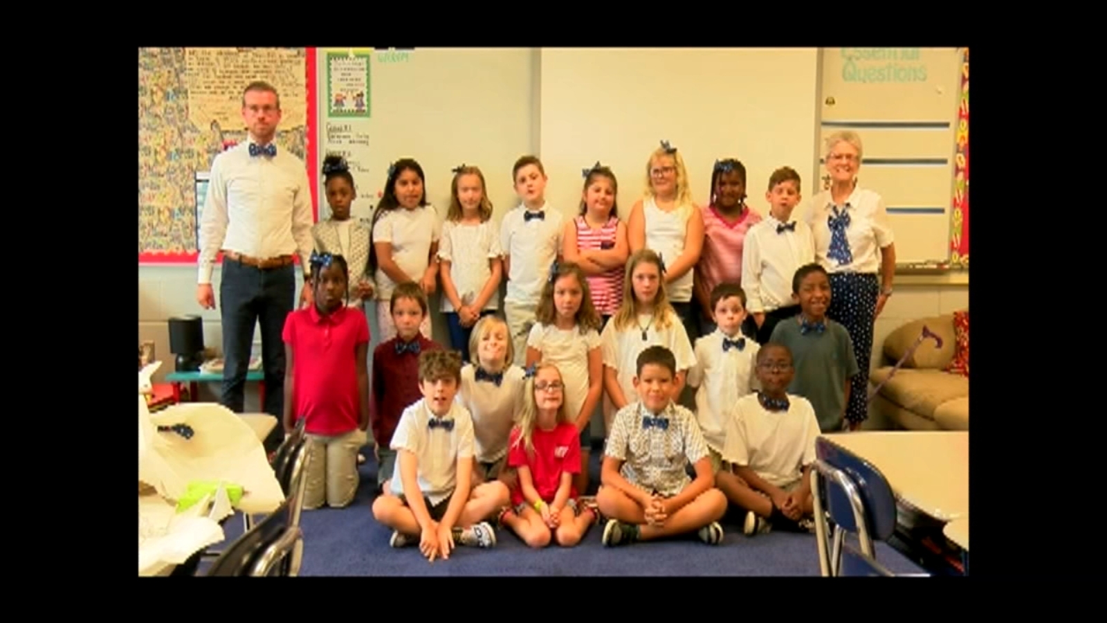 Castle Hayne Elementary School teacher's 'granny' makes bow ties and