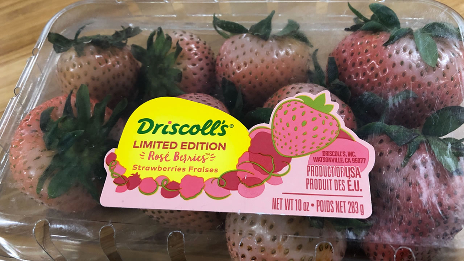 Driscoll's limited edition rosé wineflavored berries hitting store