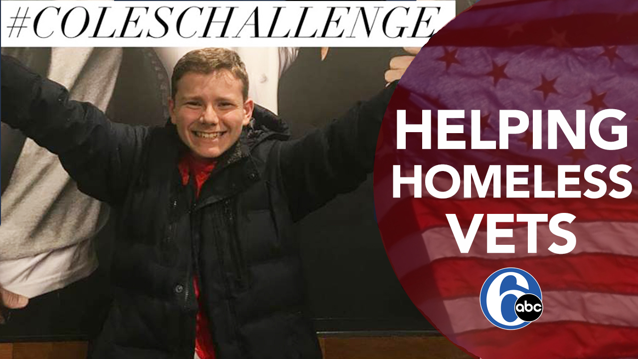 14-year-old raises thousands for homeless veterans in Philadelphia