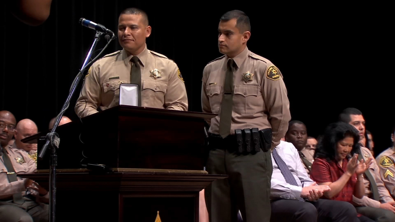 FCSO deputies awarded for saving woman's life at bus stop
