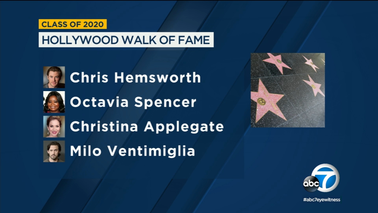 Hollywood Walk of Fame announces honorees for class of 2020