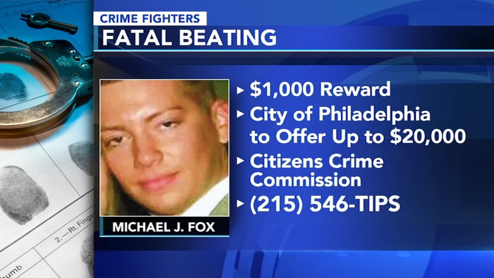 Crime Fighters: Who killed Michael Fox? - 6abc Philadelphia
