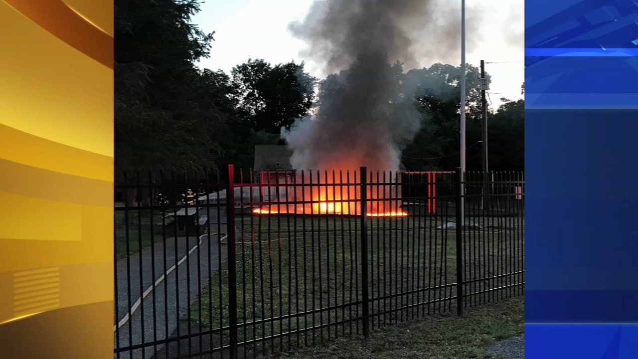 Playground in Pine Hill, N.J. set on fire