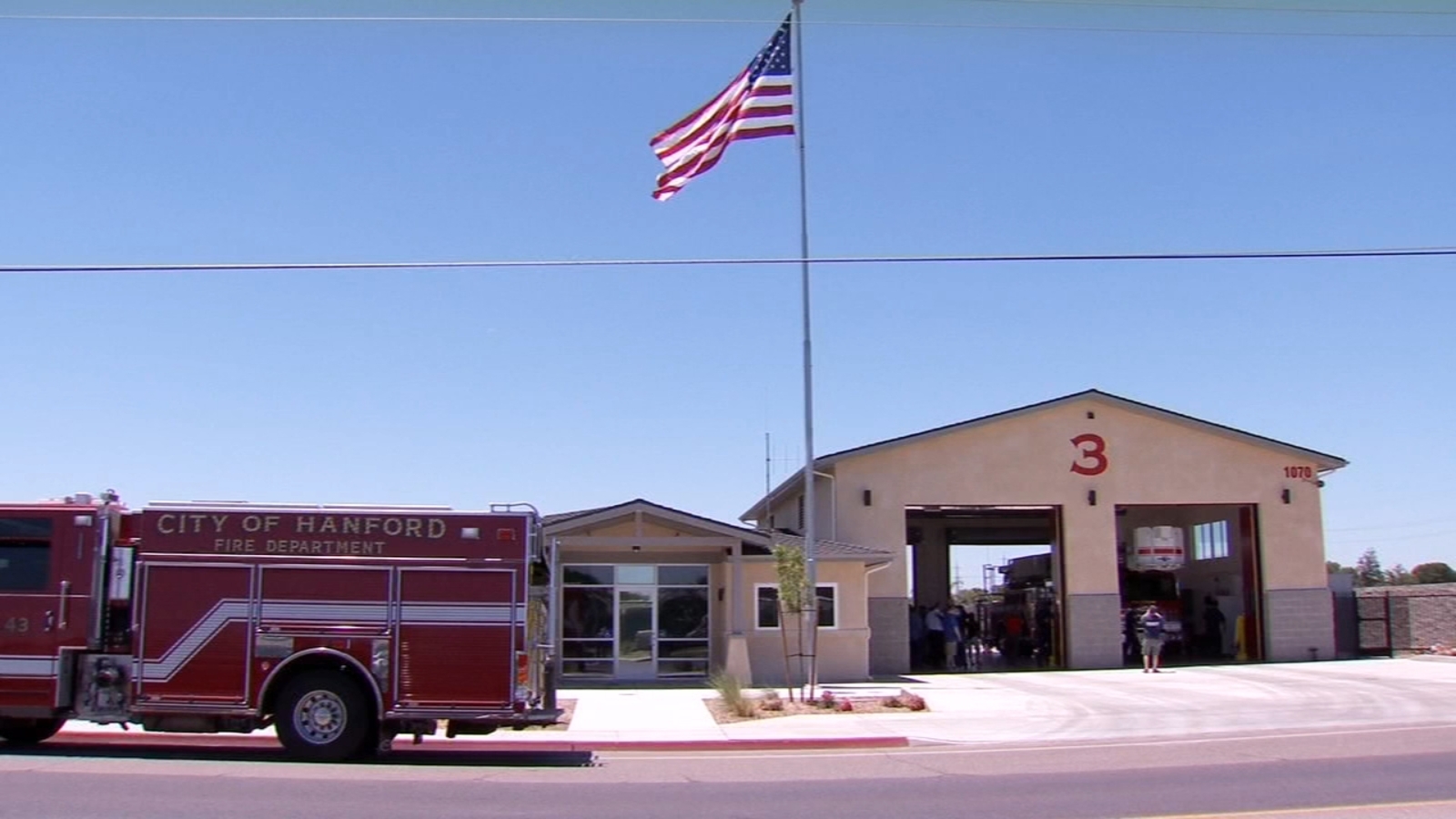 Hanford celebrates new fire station, ladder truck ABC30 Fresno