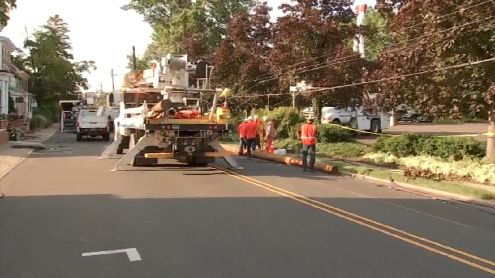Residents lose power after tractor-trailer takes down poles in ...