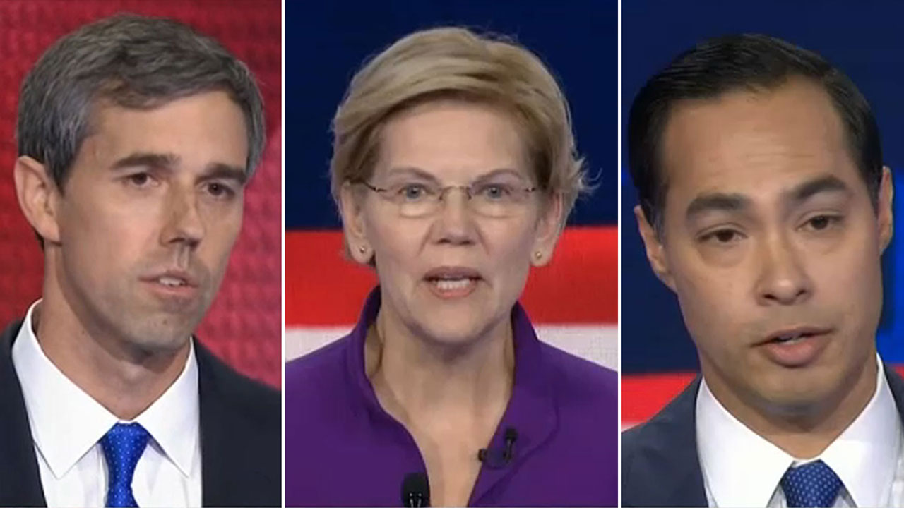 Democrats spar in Miami over immigration and healthcare