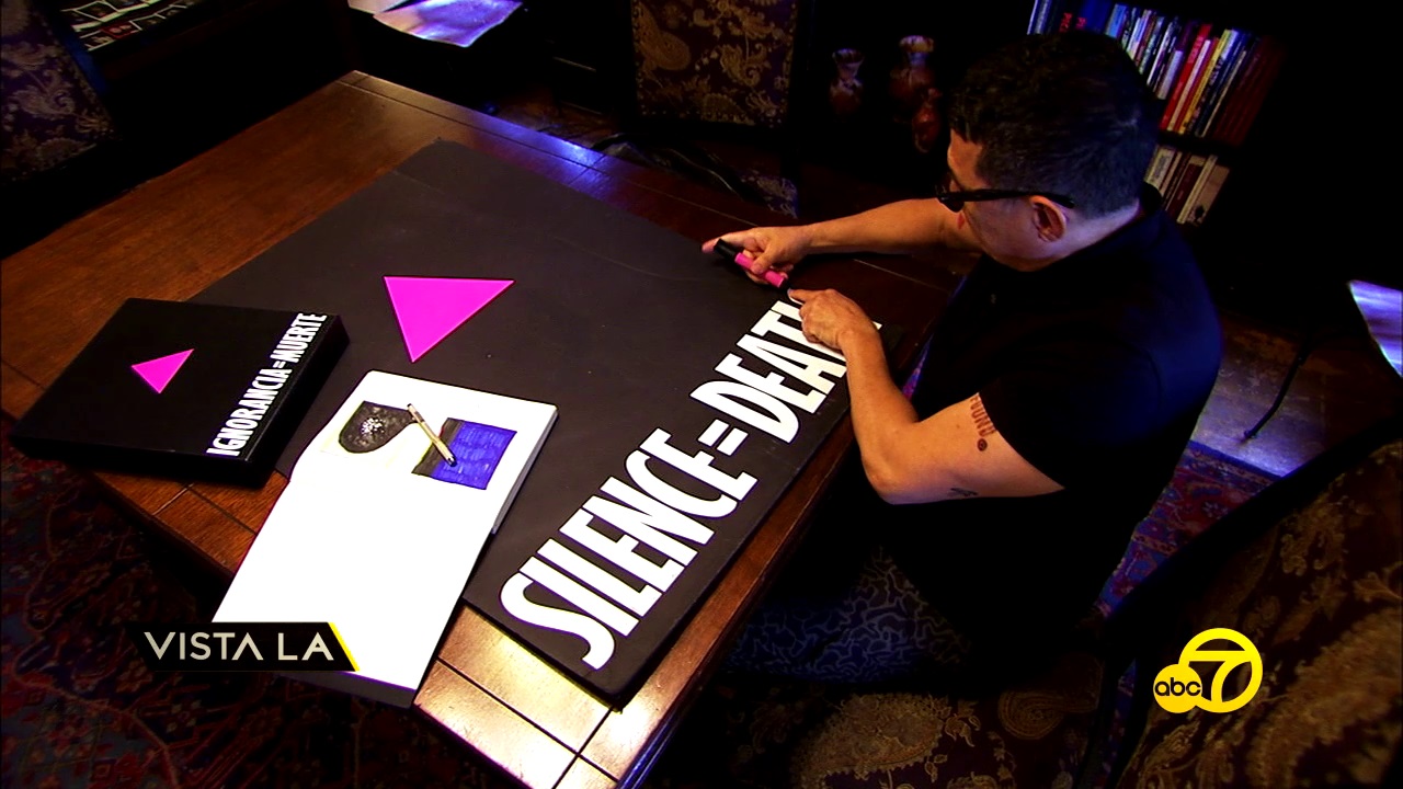 Chicano artist creates empowering LGBTQ art