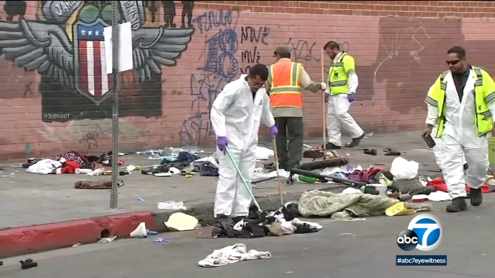 L.A. to launch program for more street cleanups near homeless camps ...