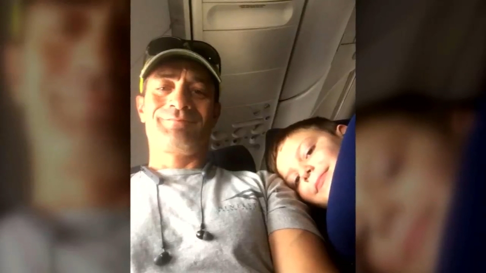 Man's act of kindness towards boy with autism alone on flight goes viral