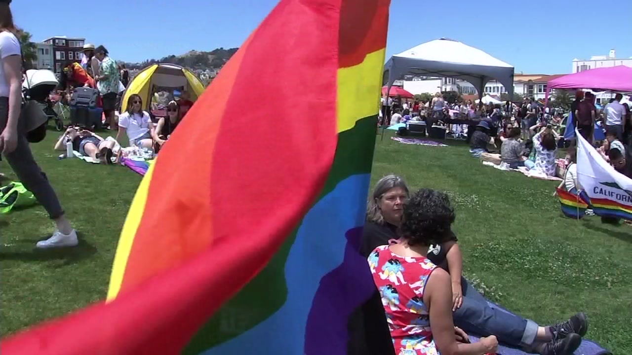 San Francisco celebrates Pride with champagne christening, parade, and lots of rainbows