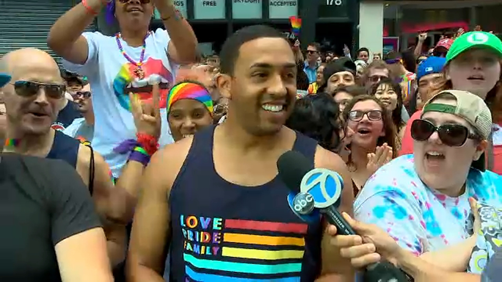 US Army veteran Brion Houston comes out at NYC Pride March after