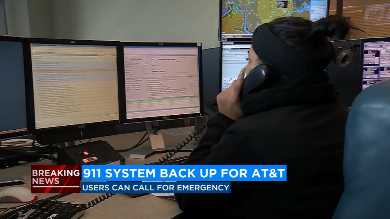 911 services restored for AT&T users in the Valley