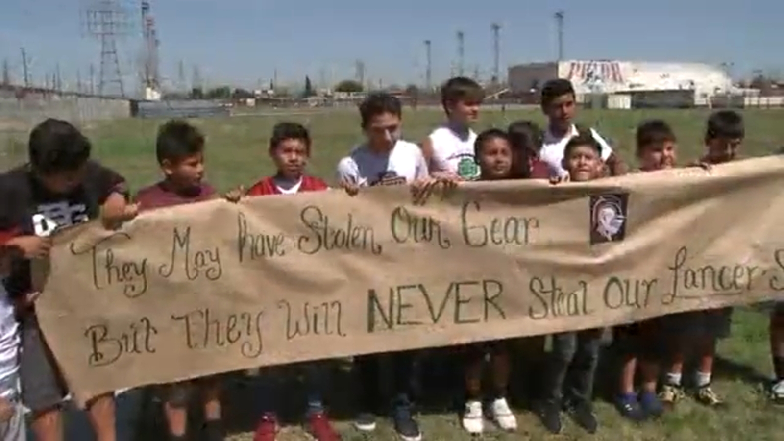 Stolen equipment belonging to Bell Gardens Youth Football league leaves