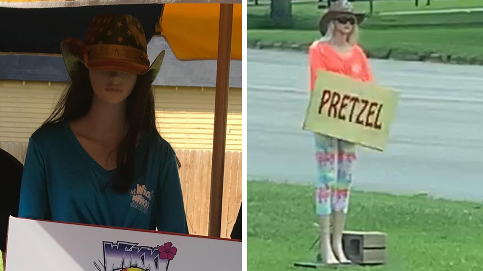 Reward offered for 'kidnapped' Wharton mannequin ABC13 Houston